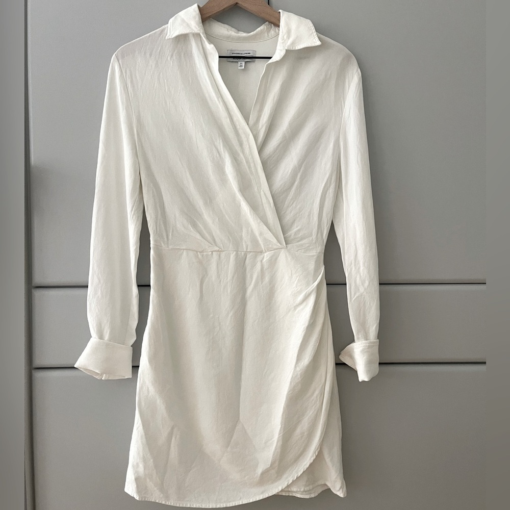 & Other Stories Wrapped Shirt Dress Women’s Size 2 in White